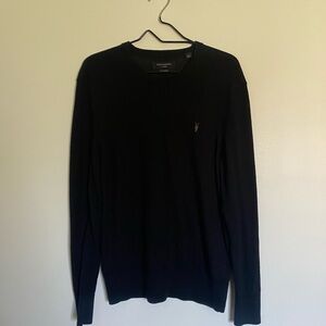 Menʼs AllSaints Slim Fit Merino Wool Sweater